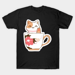 Teacup Cat T-Shirt